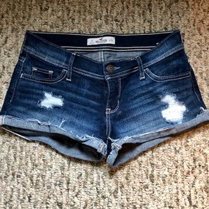 Hollister Distressed Jean Shorts